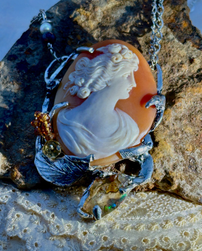 Sterling Silver Cameo for Sale